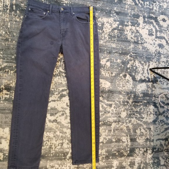 Levi's 511 Slim Fit Dark Blue Jeans (34x32) - Picture 5 of 9